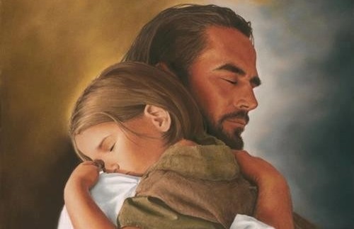 abraço de Jesus